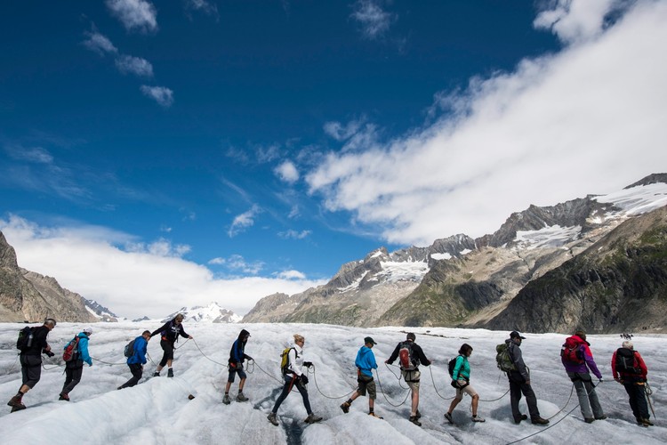 Aletsch, najdłuższy lodowiec w Europie