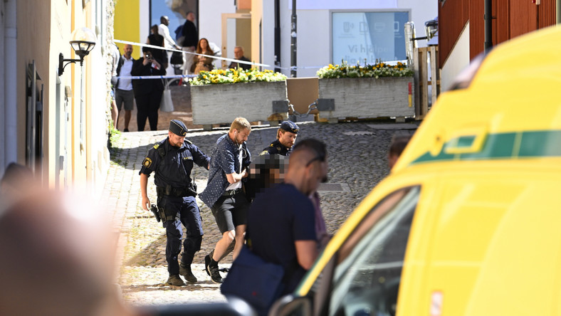 Szwedzki nożownik zatrzymany przez policję