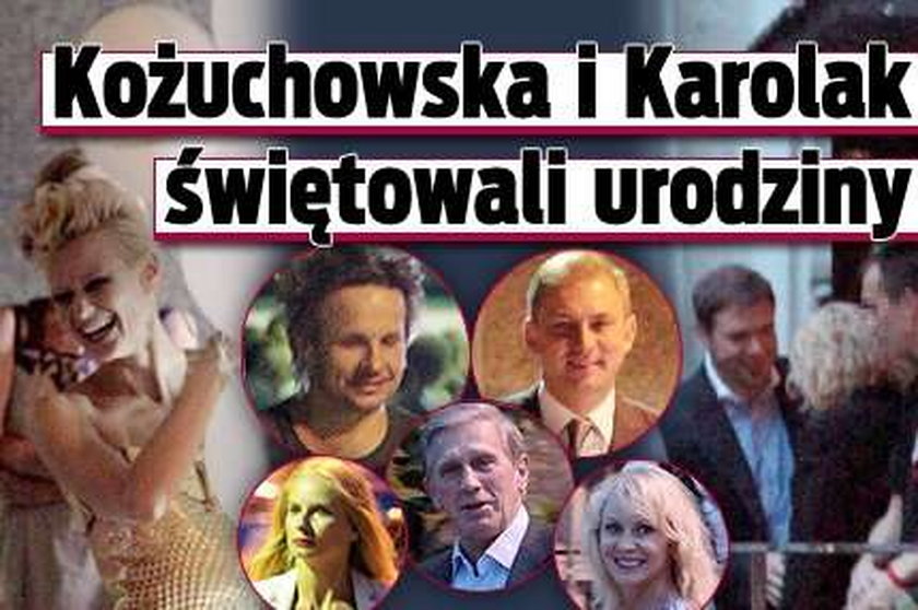 Karolak i Kożuchowska świętowali 40. urodziny