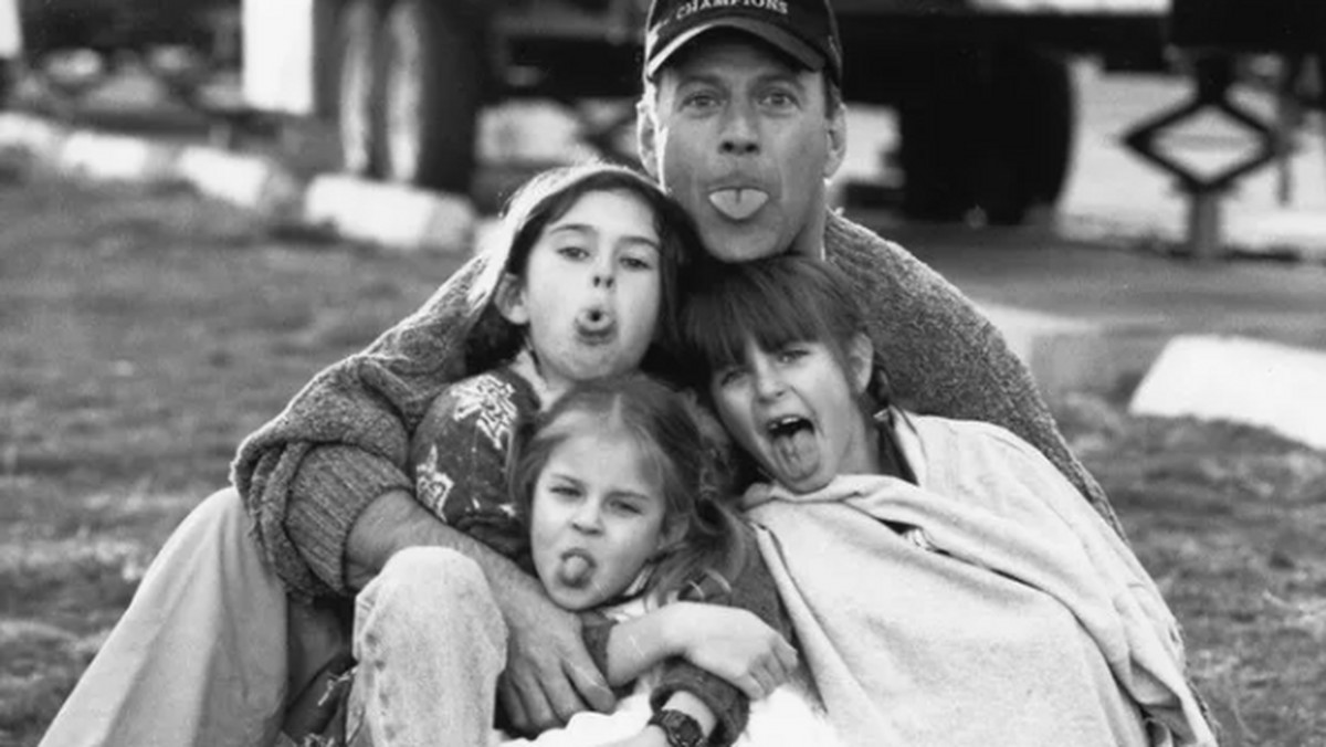 Bruce Willis z córkami