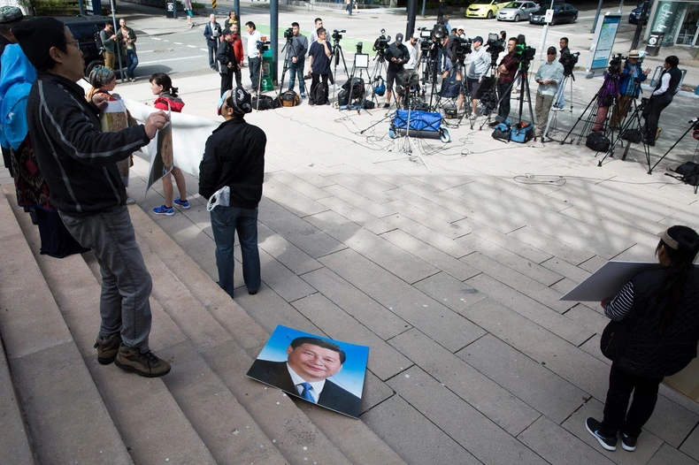 Protest Ujgura u Pekingu u maju ove godine