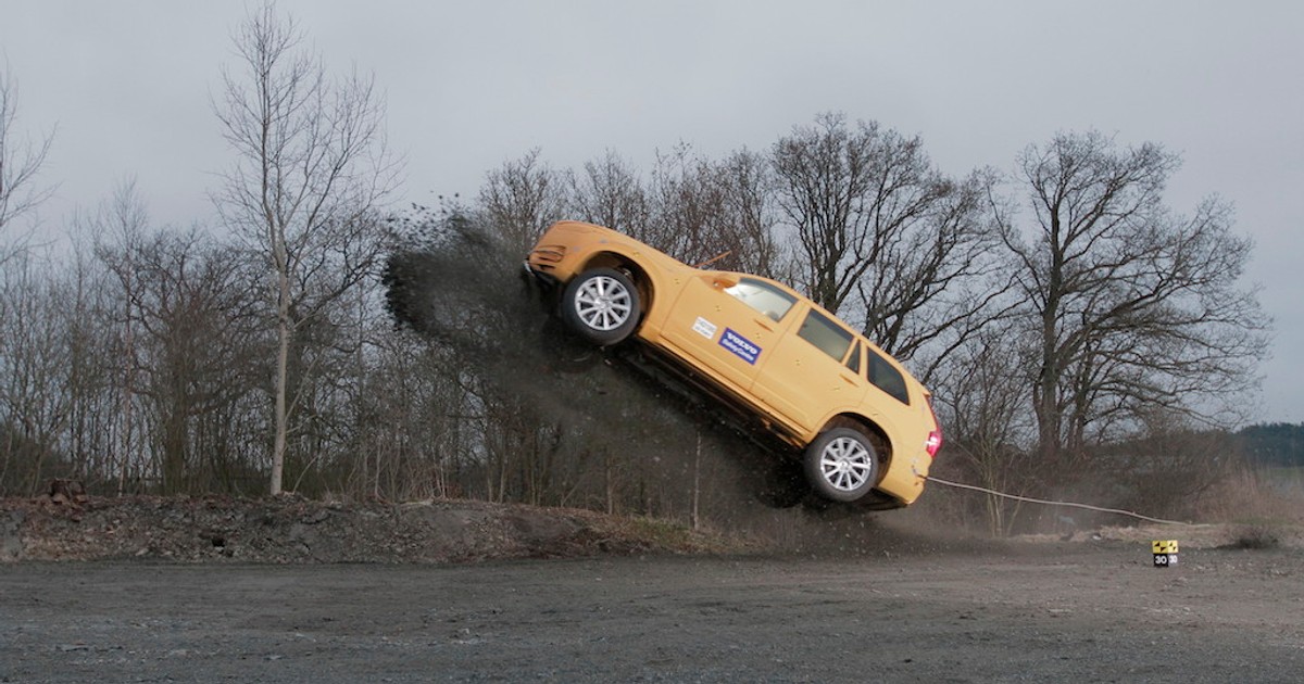 Краш тест volvo