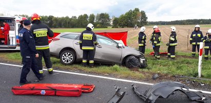 Tragedia na drodze. Mąż umierał na oczach żony