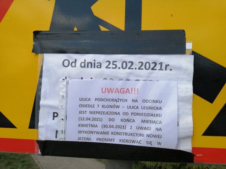 Łódź: utrudnienia dla mieszkańców w związku z inwestycją