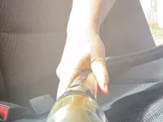 Sedište nije izgledalo prljavo