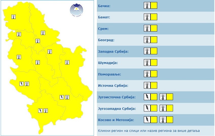 Meteoalarm, 19.6.