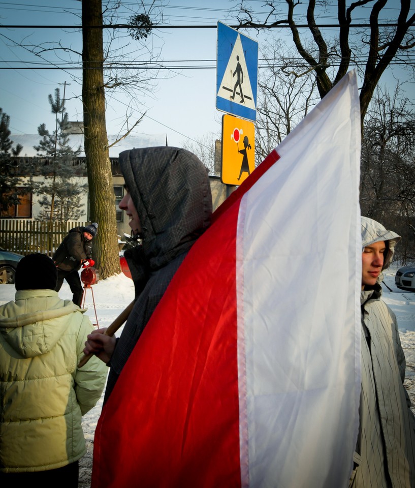 ŁÓDŹ RODZICE PRTOTESTUJĄ PRZECIWKO LIKWIDACJI SZKOŁY