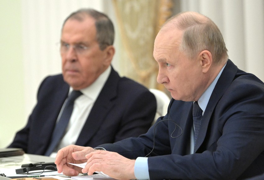 Sergej Lavrov i Vladimir Putin