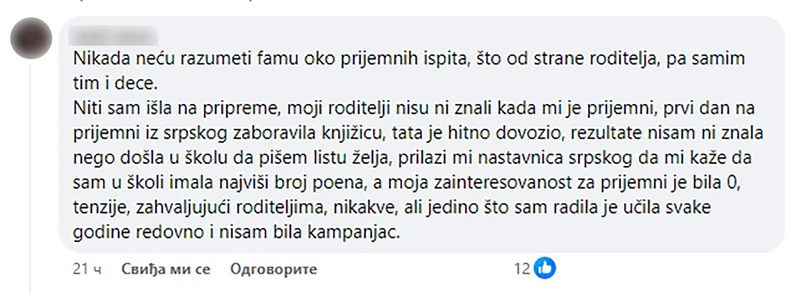 Iskustvo Novosađanke sa male mature