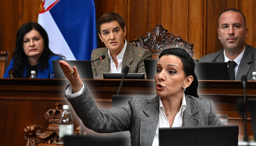 Marinika Tepić i Ana Brnabić