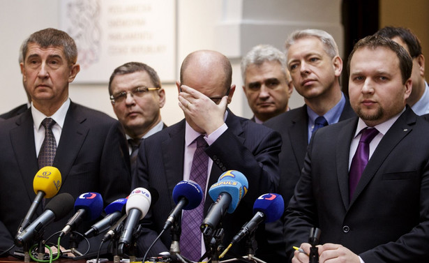 Czeski premier zapowiedział dymisję swego rządu