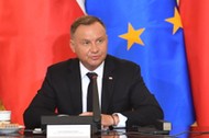 Andrzej Duda podczas konferencji prasowej w ramach posiedzenia Rady Gabinetowej 