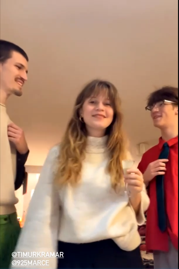 Deti Maroša Kramára - Timur, Tamara a Marko (vpravo).