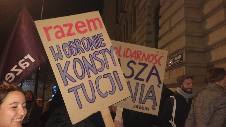 Protest przeciw PiS