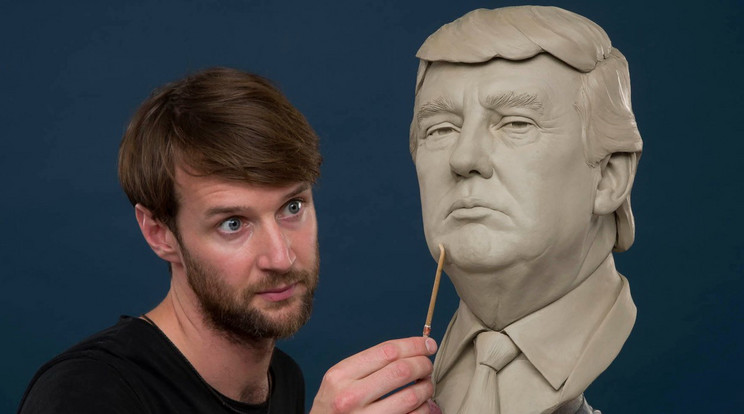 Donald Trumpot a Madame Tussauds művészei teszik halhatatlanná - Fotó: Profimedia-Reddot