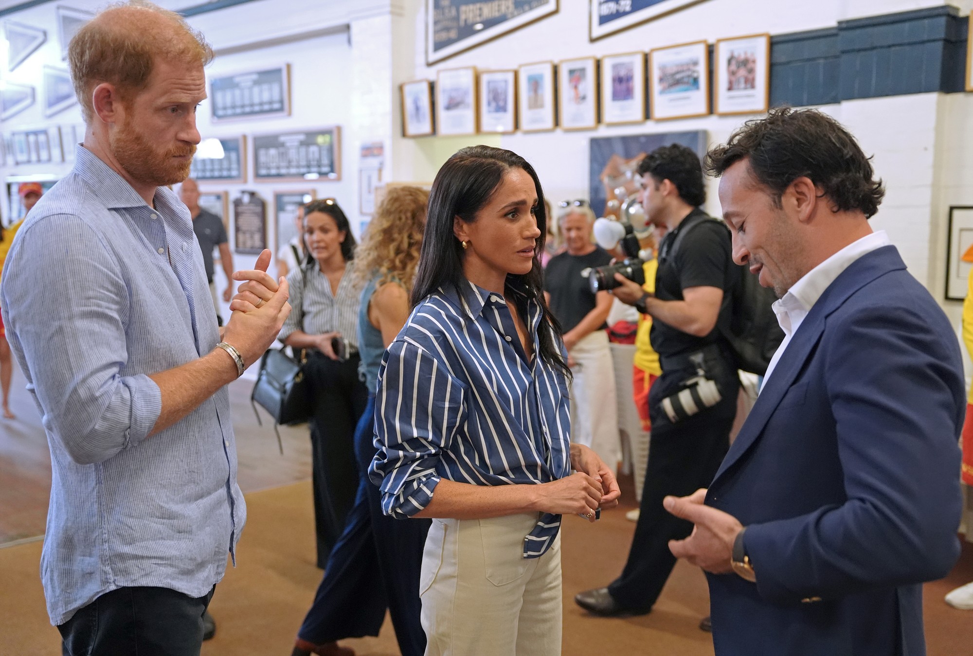 Princ Harry a Meghan Markle v Austrálii.