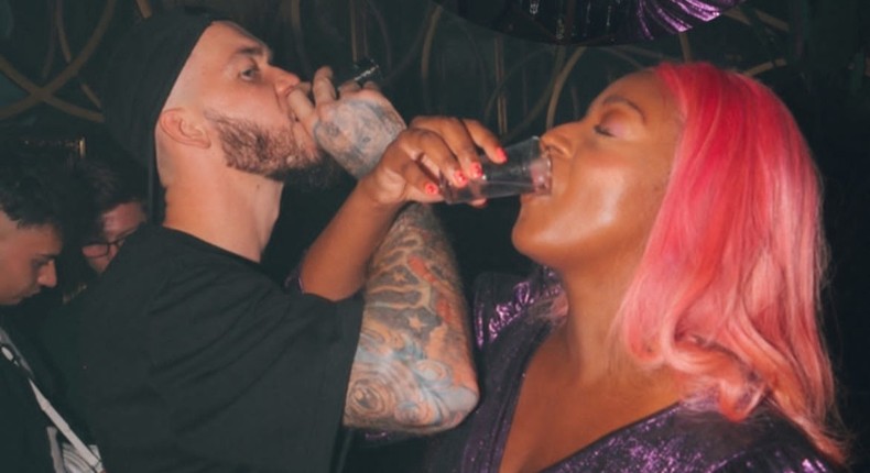 Inside Dj Cuppy's fun night out with boyfriend Ryan Taylor