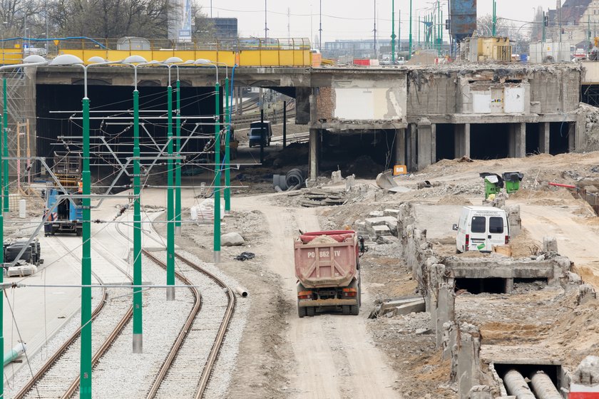 Budowa trasy tramwajowej w Poznaniu