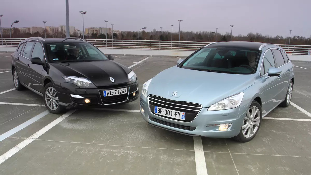 Używan kombi z dieslem w dobej cenie - Renault Laguna kontra Peugeot 508