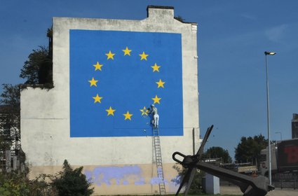 Słynny mural Banksy'ego wart prawie 5 mln zł zniszczony