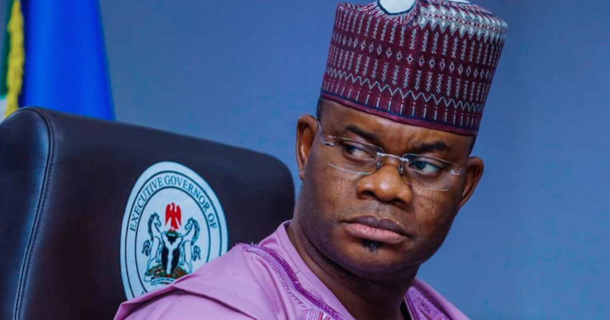 Yahaya Bello claims he's leaving Kogi better than he met it - Vimarsana News