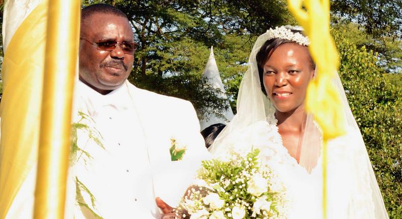Late Oulanyah and Ex wife Winnie