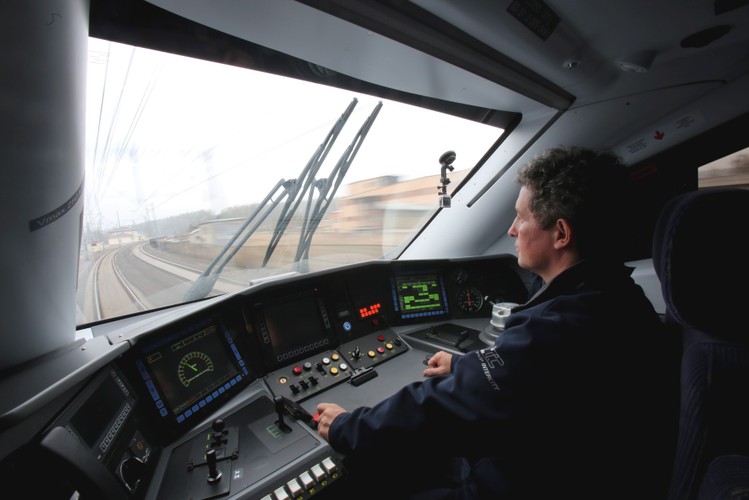 Kabina maszynisty Pendolino