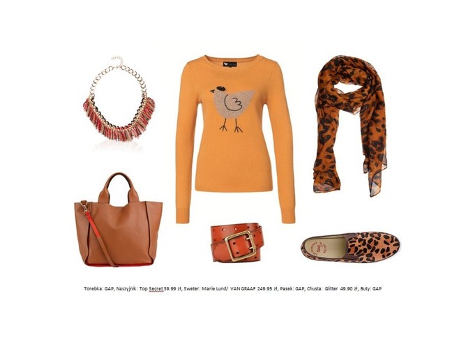 Swetry z nadrukami zwierząt - stylizacje na jesień 2013
