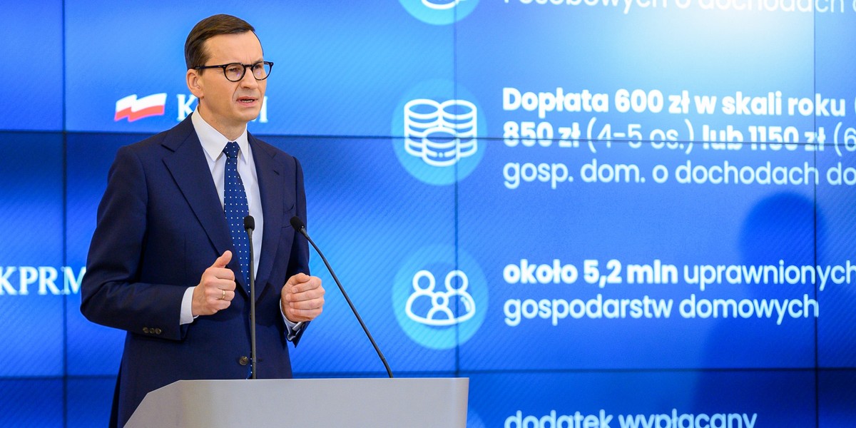 Premier Mateusz Morawiecki