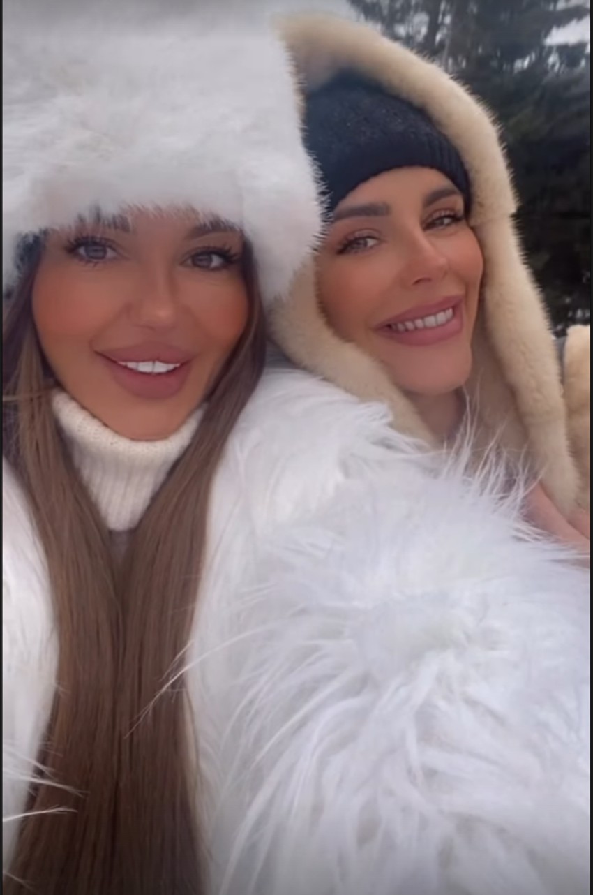 Nataša i Bogdana Ražnatović na Kopaoniku