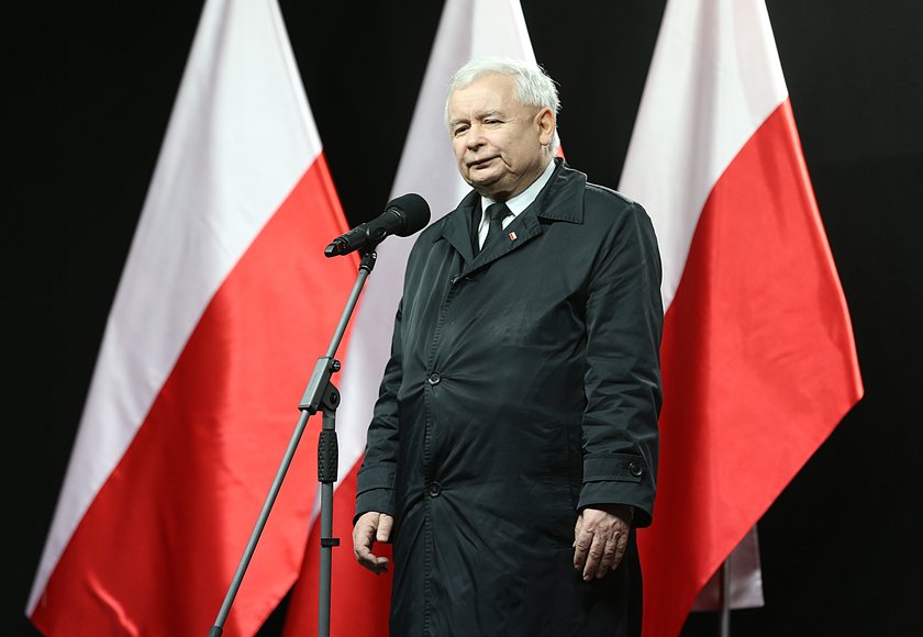 Jarosław Kaczyński w Krakowie w Święto Niepodległości