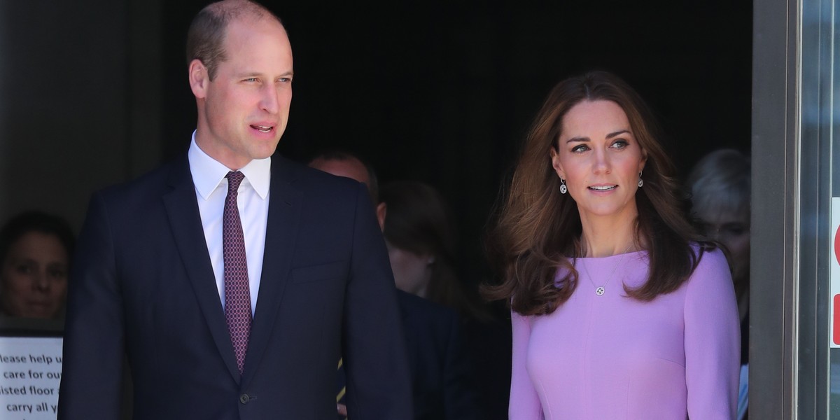 Księżna Kate i William. 