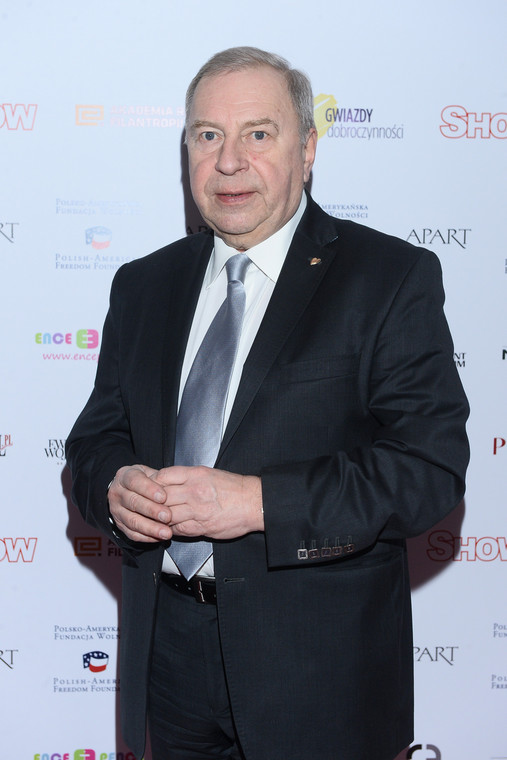 Jerzy Stuhr na Gali Dobroczynności w 2015 r.