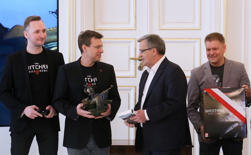 Spotkanie prezydenta z twórcami gry 'Wiedźmin'