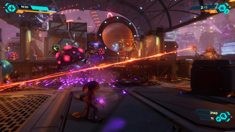 Ratchet & Clank: Rift Apart - screenshot z gry (wersja na PlayStation 5)