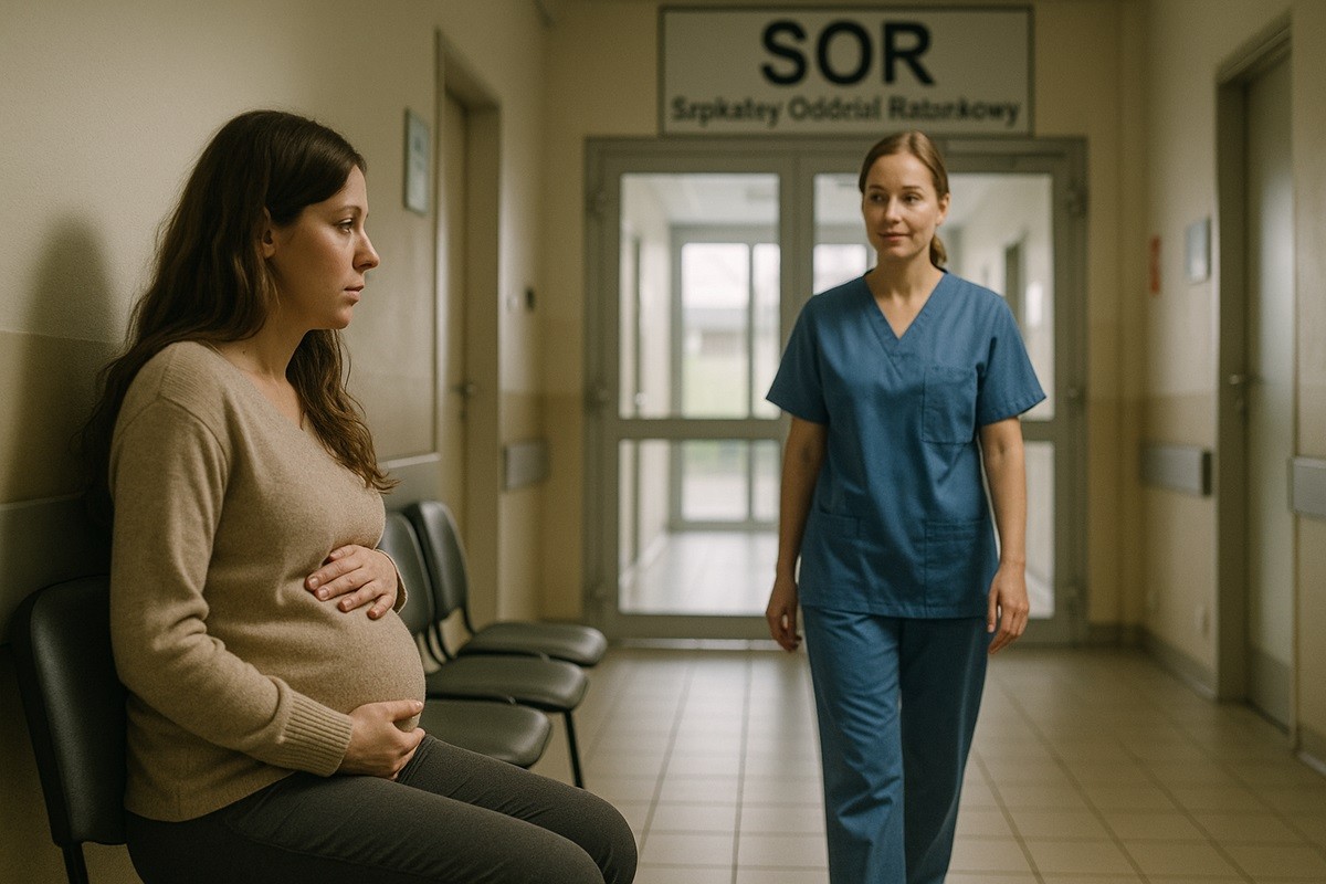 poród, SOR, szpital, położna