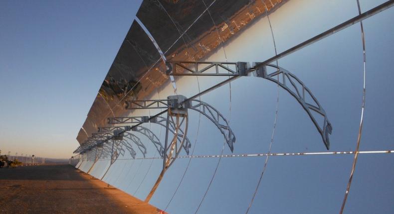 The Noor solar plant in Morocco is the largest CSP plant in the world