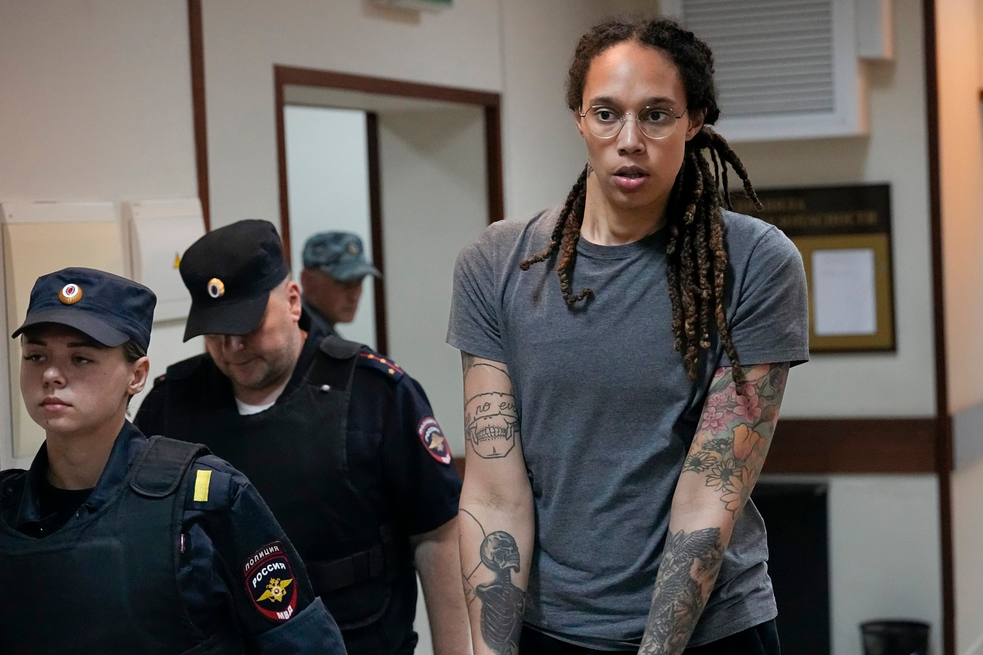 Americká basketbalista Brittney Grinerová. 