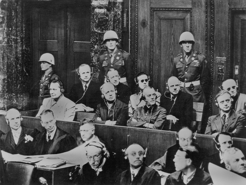Detalj sa suđenja u Nirnbergu