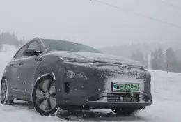 Hyundai Kona Electric – starcie elektryka z zimą i z trasą