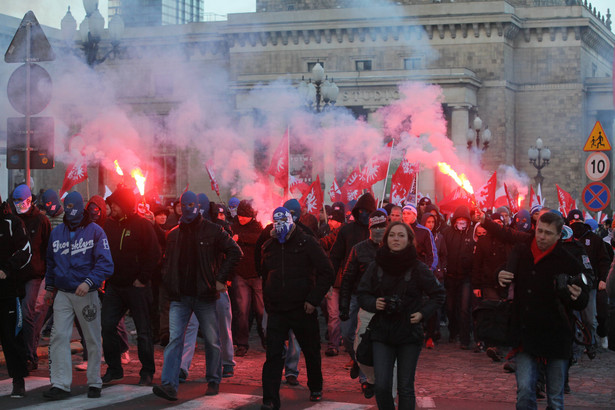 Policja po 11 listopada: zakazać zasłaniania twarzy