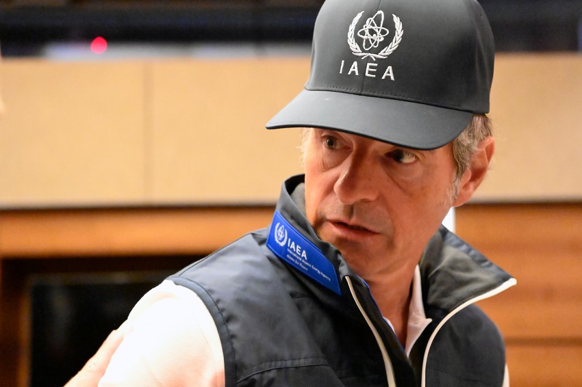 Rafael Grosi uoči leta za Kijev