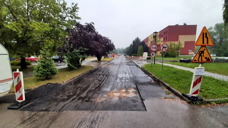 Remont ul. Kazimierza Wielkiego w Pszczynie - 05.07.2022 - autor: Arkadiusz Gardiasz - radny Rady Miejskiej w Pszczynie