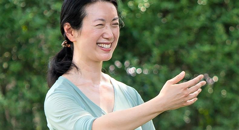 Shirley Chock of Aiping Tai Chi said the a simple exercise helps her start the day with more focus and energy. Courtesy of Shirley Chock