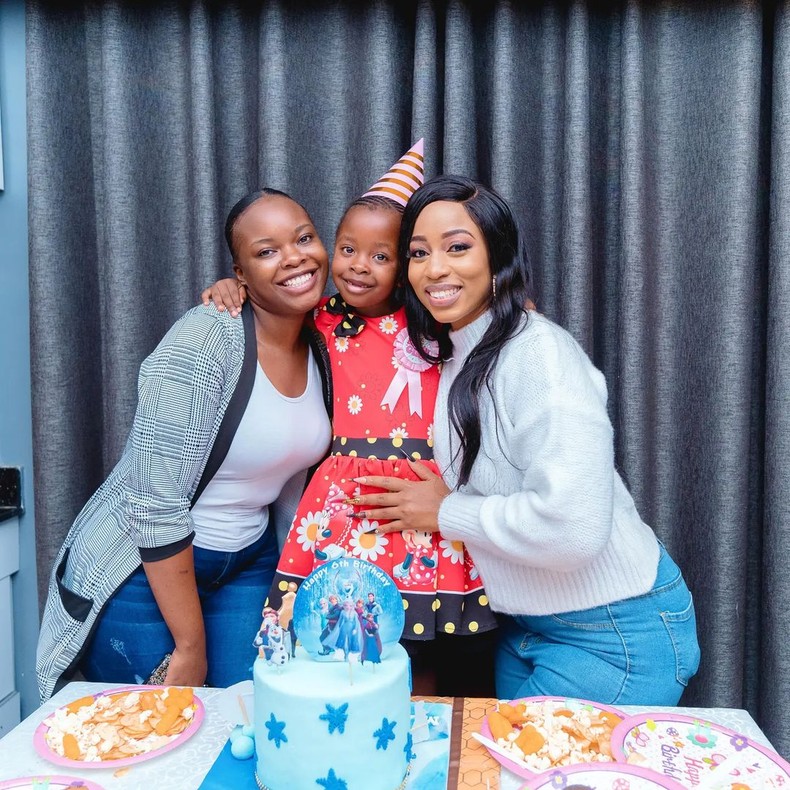 Bahati&rsquo;s baby mama Yvette Obura , Mueni and Diana Marua  