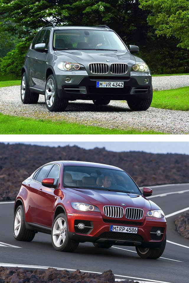 BMW X5 kontra BMW X6: pierwsze statyczne porównanie