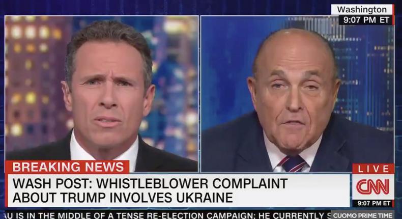 Giuliani and Cuomo