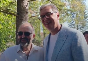 Aleksandar Vučić i Predrag Smiljković