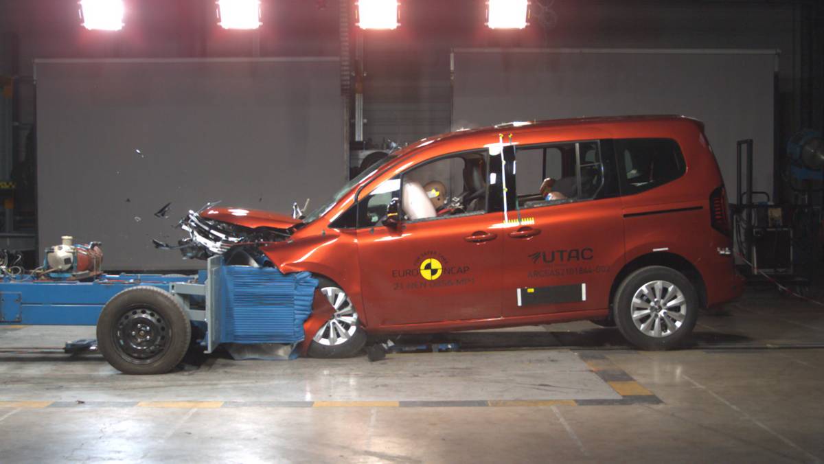 Renault Kangoo w teście zderzeniowym Euro NCAP