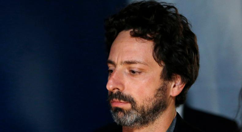 Sergey Brin, pictured, an